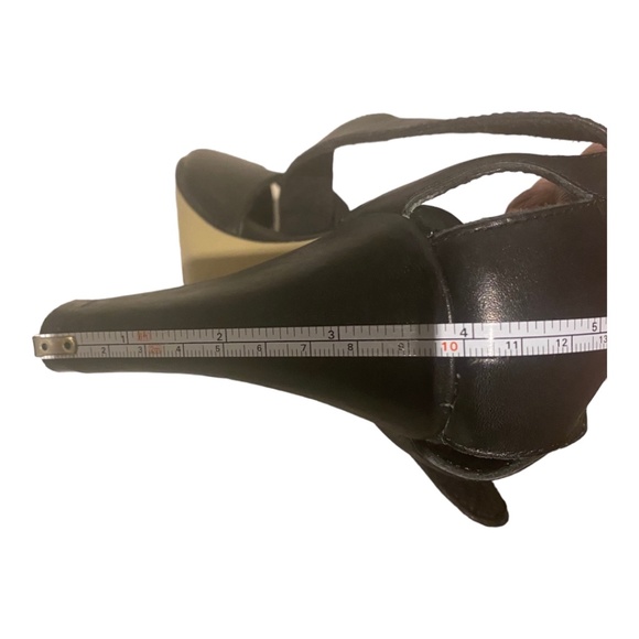 Seychelles retro style black leather heels. Sz 8.5 - Picture 7 of 16